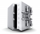 picture of finance  - Large safe open  - JPG 