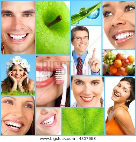 Picture or Photo of People health diet healthy nutrition food fruits dental care teeth dentist medical doctor