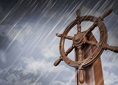 foto of steady  - ships wheel - JPG 