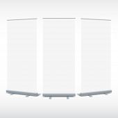 picture of trade  - Vector blank roll up banner display template for designers - JPG 