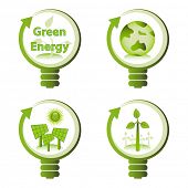 foto of earth  - Green eco energy design concepts  - JPG 