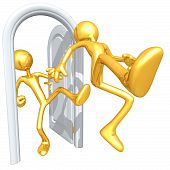 stock photo of idiom  - A Concept And Presentation Figure In 3D - JPG 