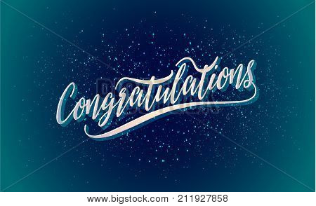 congratulations vector holiday illustration congratulations