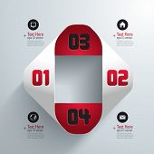 foto of objects  - Abstract 3D Paper Infographics - JPG 