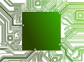 picture of computer technology  - Electronic circuit in vector - JPG 