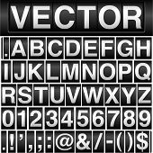 picture of currency  - Vector odometer background with interchangeable letters - JPG 