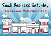 picture of holidays  - Small Business Saturday encourages shopping at small and local - JPG 