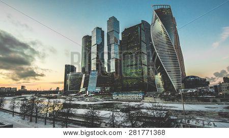 Poster: Moscow City Skyscraper Moscow International