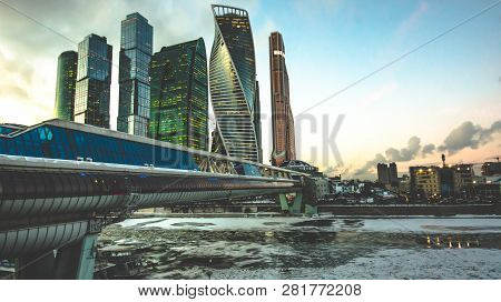 Poster: Moscow City Skyscraper Moscow International