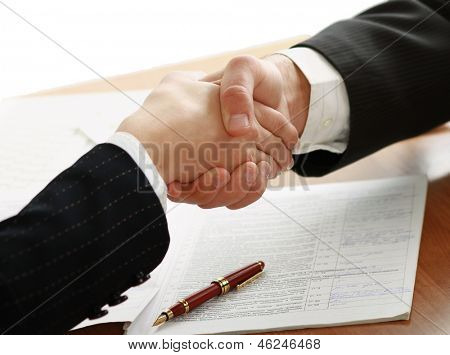 Picture or Photo of Handshake of business partners