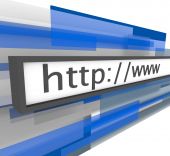 picture of http  - A web address bar featuring the familiar terms http and www - JPG 