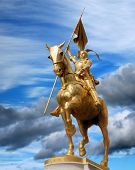 foto of france  - Statue of Joan of Arc  - JPG 