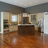image of interior  - Interior design of modern kitchen in a new house - JPG 