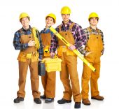 stock photo of industrial  - Industrial workers people - JPG 
