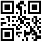 stock photo of code  - Abstract QR Code design illustration with black and white pixels in a square frame - JPG 