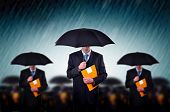 foto of businessmen  - Businessman lined up - JPG 