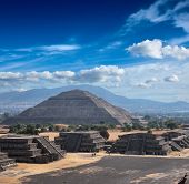 stock photo of pre  - Pyramid of the Sun - JPG 