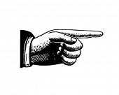 pic of hand  - Pointing Hand 2  - JPG 