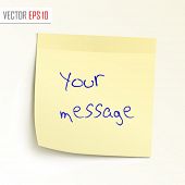 picture of objects  - Yellow Sticky Note - JPG 