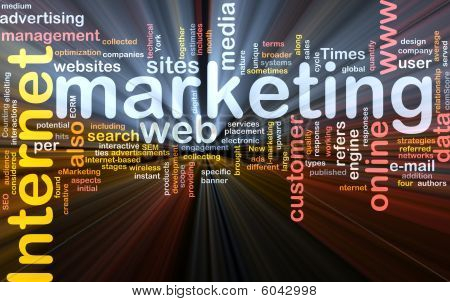 Picture or Photo of Software package box Word cloud concept illustration of internet marketing
