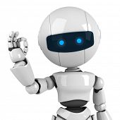 picture of stay  - Funny white robot stay - JPG 