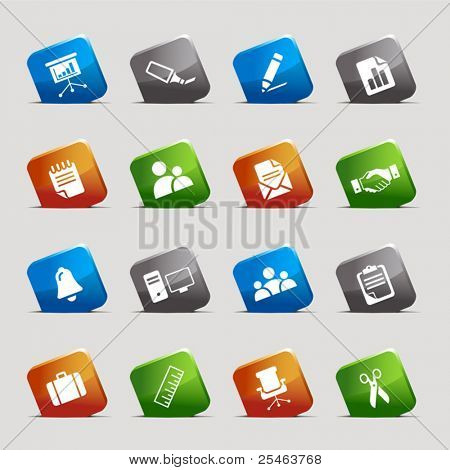 Picture or Photo of Cut Squares - Office and Business icons