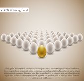 picture of leadership  - Golden egg concept background - JPG 