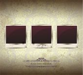 picture of  photo  - Elegant Vintage empty Photo frame Background - JPG 