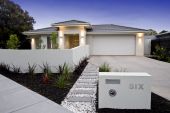 stock photo of home  - Exterior facade of a contemporary Australian home near the beach - JPG 
