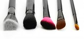 stock photo of black  - black brushes for make - JPG 