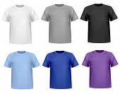 picture of  photo  - Black and white men polo shirts and t - JPG 