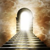 image of religion  - Staircase leading to heaven or hell - JPG 