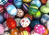 foto of generated  - Background with Easter Eggs  - JPG 