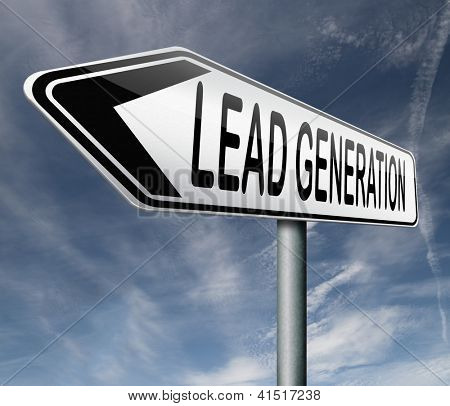 Picture or Photo of Lead generation internet marketing for online market ecommerce sales