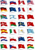 image of france  - Set of flags - JPG 