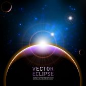 stock photo of infinity  - Vector Eclipse - JPG 