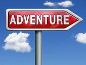 pic of world  - adventure road sign travel world live adventurous with outdoor extreme sports world travel and exploration of the wilderness explore the world - JPG 