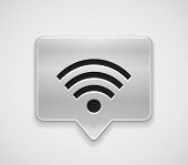 foto of map  - Wifi connection map pointer - JPG 