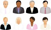 image of people  - Set Of Different Business People Icons - JPG 