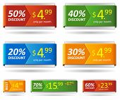 image of ecommerce  - Resizable vector discount card or price tag - JPG 