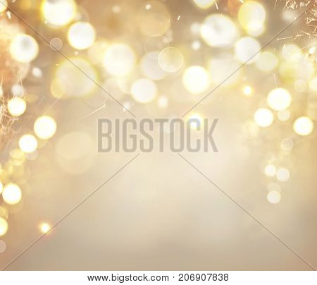 christmas glowing golden background christmas lights gold holiday gold christmas lights background