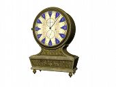 picture of tick tock  - isolated antique clock - JPG 