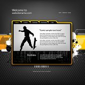 picture of portal  - Web site design template - JPG 
