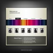 foto of web  - Web site design template - JPG 