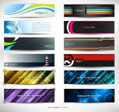 foto of abstract  - Vector abstract banners for web header  - JPG 