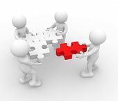 pic of puzzle  - 3d people  - JPG 