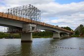 stock photo of bridge  - View of the bridge  - JPG 