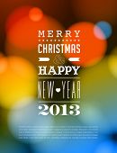 picture of holidays  - Merry Christmas and Happy New Year Card  - JPG 