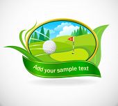 image of golf  - Golf Ball And Beautiful Golf Club - JPG 