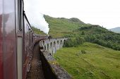 stock photo of bridge  - The Jacobite steam train  - JPG 